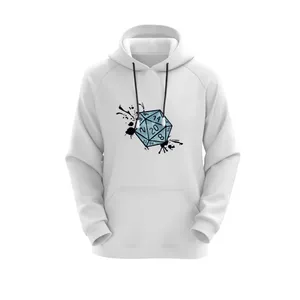 هودی زنانه مدل تاس کد E33 رنگ سفید