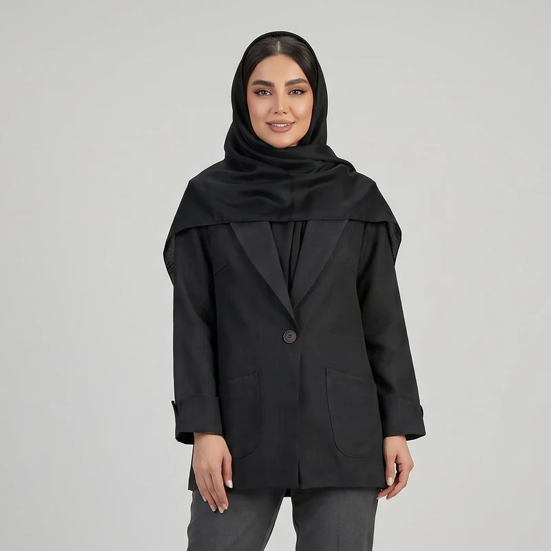 مانتو کتی زنانه السانا مدل ماهوش کد 2583 