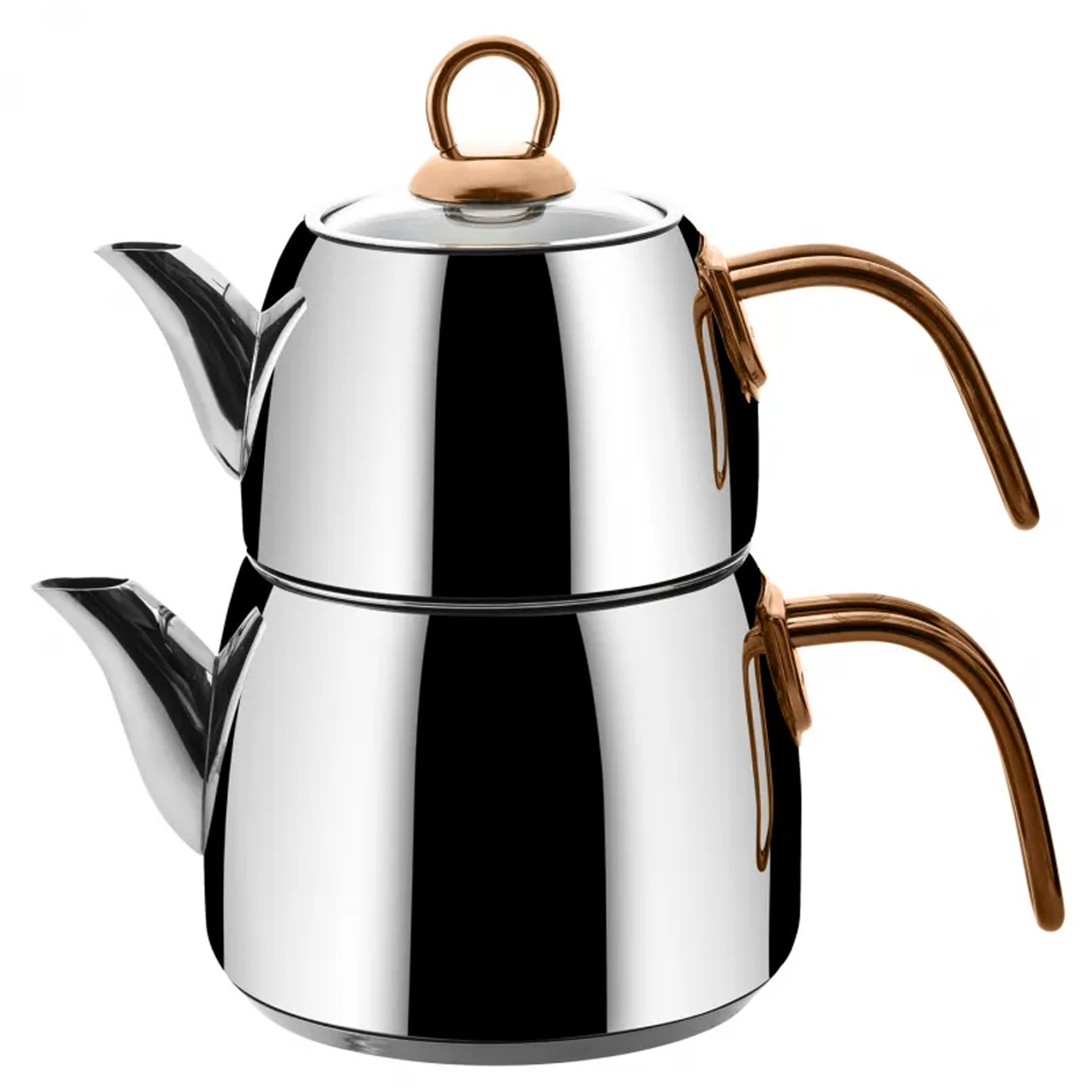 ست کتری و قوری امسان مدل تیتانیوم 