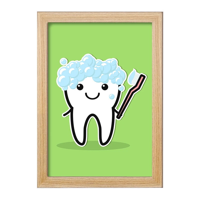 تابلو خندالو مدل دندان و دندانپزشکی کودکانه کد 27760