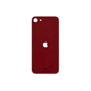 MAHOOT Red-Leather Cover Sticker for Apple iPhone SE 2022