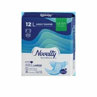 پوشینه چسبی بزرگسال ناولتی مدل Doubble سایز بزرگ بسته 12عددی