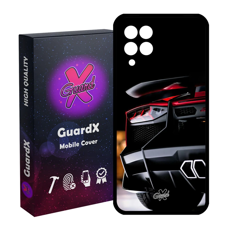 کاور گارد ایکس طرح Lamborghini مدل Glass10336 مناسب برای گوشی موبایل سامسونگ Galaxy A22 4G