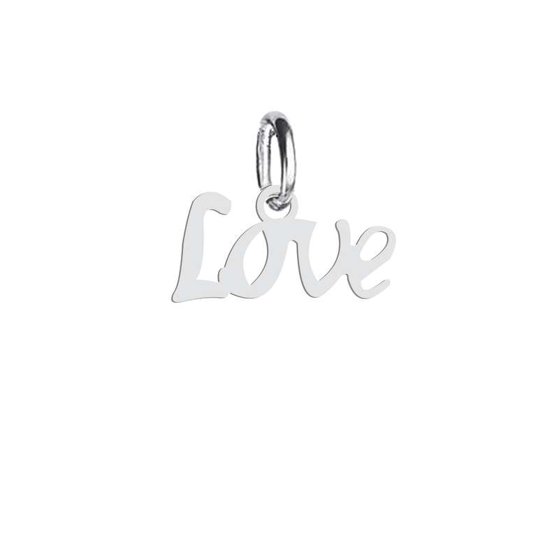 آویز گردنبند نقره هایکا طرح عشق love مدل n.ha 149
