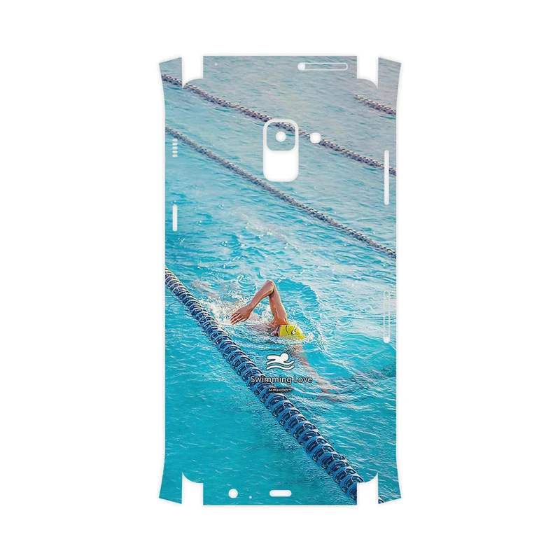 برچسب پوششی ماهوت مدل Swimming-FullSkin مناسب برای گوشی موبایل سامسونگ Galaxy A8 Plus 2018