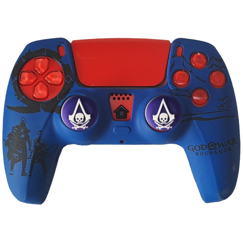 محافظ دسته بازی پلی استیشن 5 مدل God of war PS5457 به همراه روکش آنالوگ