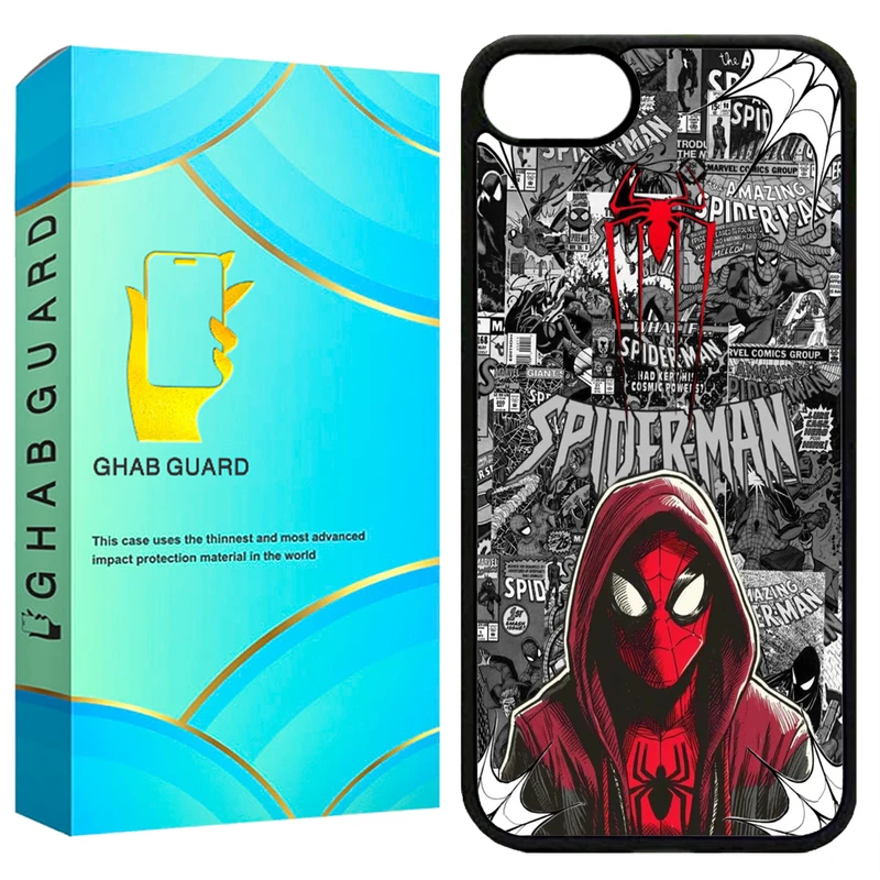 کاور قاب گارد طرح اسپایدر من مدل G16E مناسب برای گوشی موبایل اپل iPhone 16e