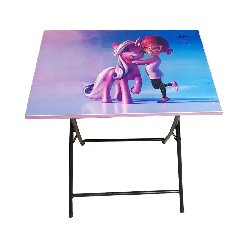 ست میز تحریر و صندلی آسایش مدل تاشو نرمال طرح پونی