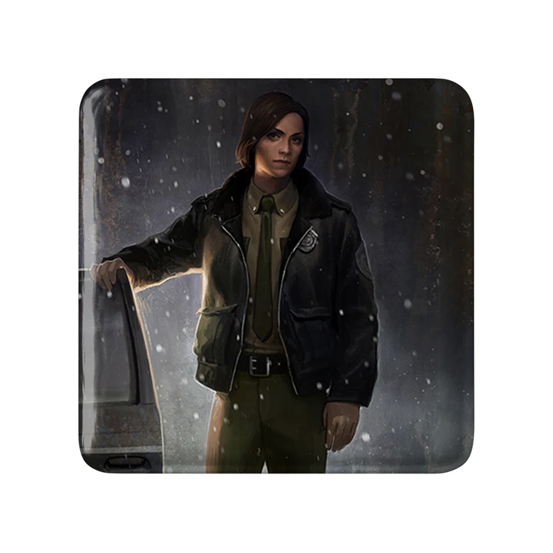 پیکسل خندالو طرح بازی سایلنت هیل‌ (Silent Hill) مدل مربعی کد 34465