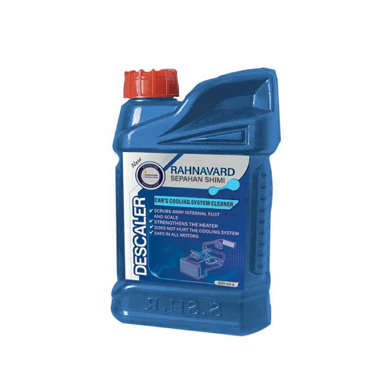 رسوب زدای موتور خودرو بنزینی سپاهان شیمی رهنورد مدل descaler حجم 500 میلی لیتر