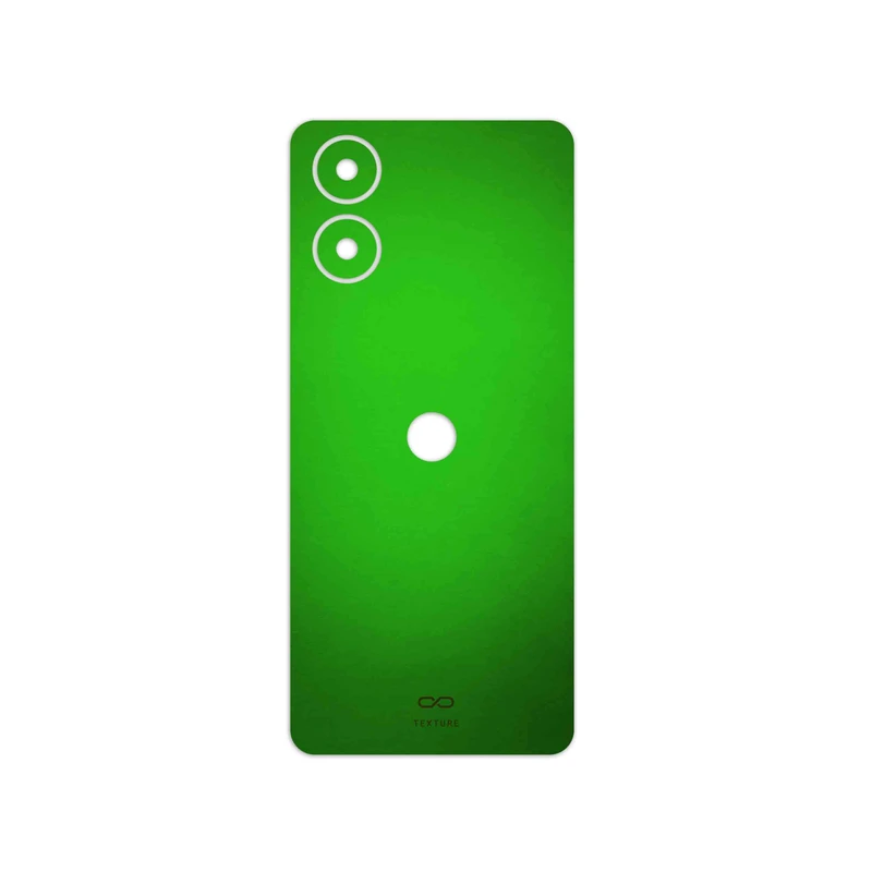 برچسب پوششی ماهوت مدل Metallic-Green مناسب برای گوشی موبایل موتورولا Moto G04s