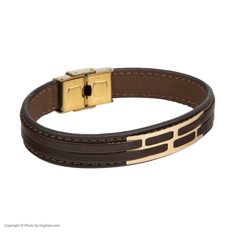دستبند طلا 18 عیار مردانه مایا ماهک مدل MB1493