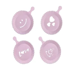 شابلون قهوه تاپ استار کد 101 مجموعه 4 عددی 