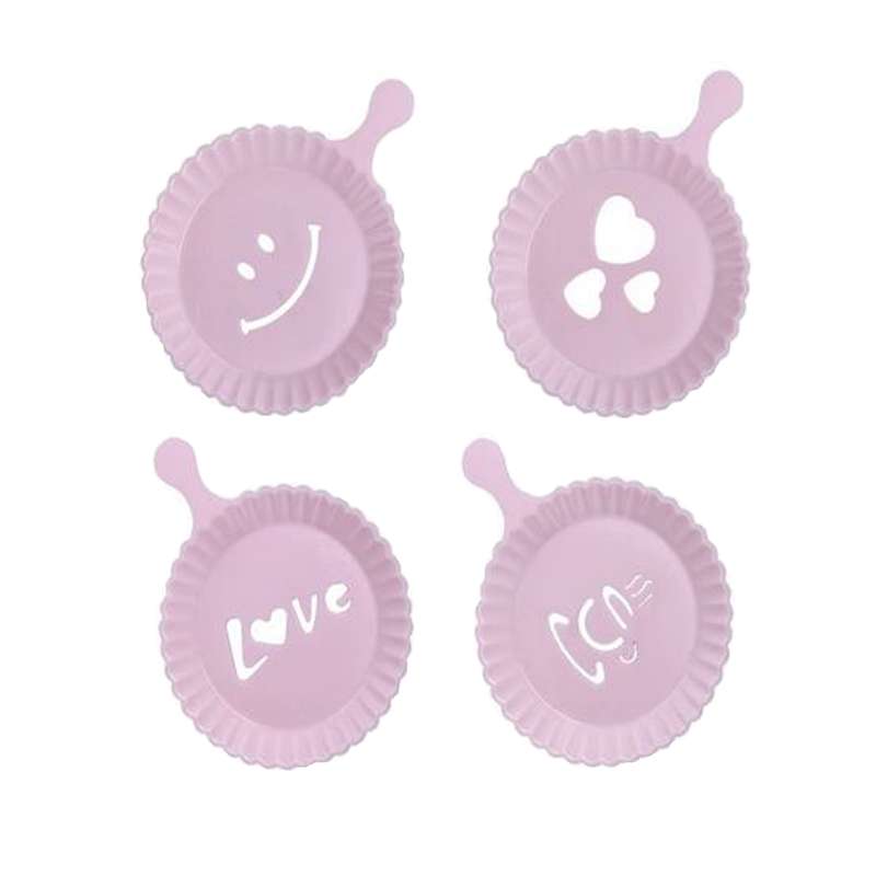 شابلون قهوه تاپ استار کد 101 مجموعه 4 عددی