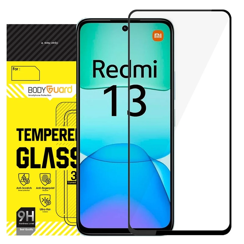 محافظ صفحه نمایش بادیگارد مدل FX مناسب برای گوشی موبایل شیائومی Redmi 13