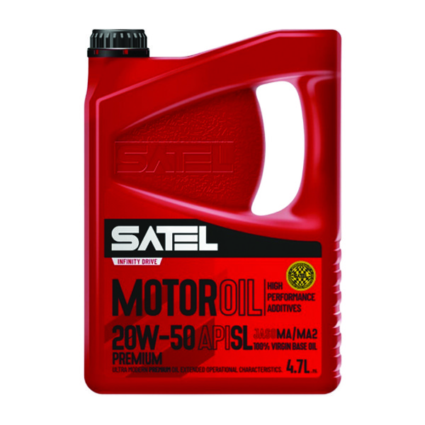 روغن موتور خودرو ساتل مدل 20W-50 SL حجم 4.7 لیتر