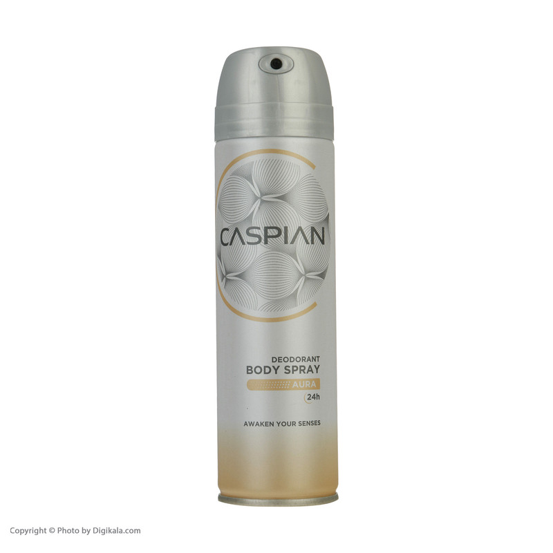 اسپری بدن مردانه کاسپین مدل AURA حجم 150 میلی لیتر