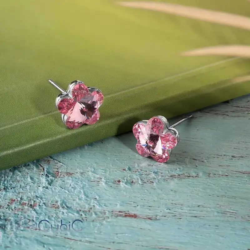 گوشواره زنانه کوبیک مدل QE-691066