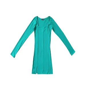 تونیک زنانه مدل یقه خشتی چاکدار