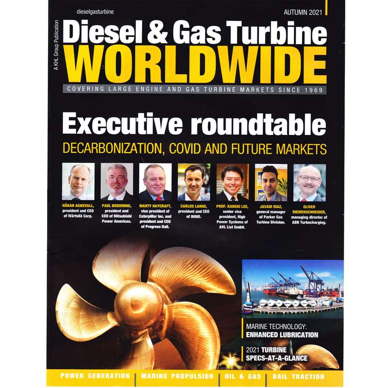 مجله Diesel and Gas Turbine Worldwide آگوست  2021