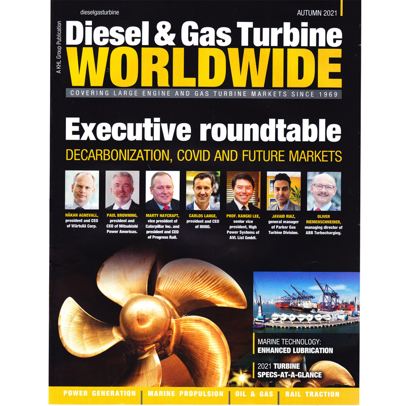 قیمت و خرید مجله Diesel and Gas Turbine Worldwide آگوست 2021