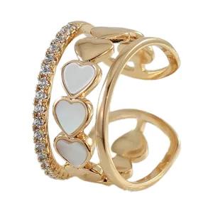 انگشتر زنانه ژوپینگ مدل قلب کد AAE-151