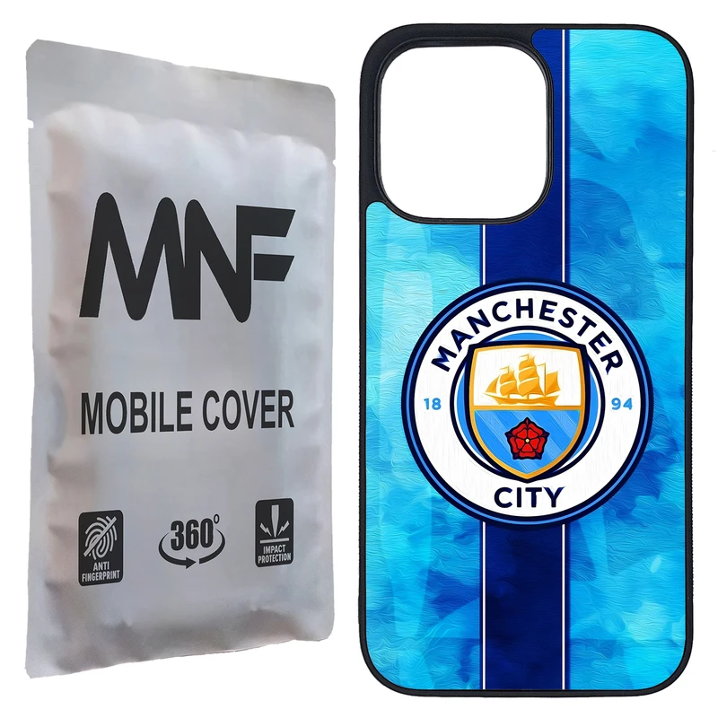 کاور ام ان اف طرح تیم Manchester City کد P-235 مناسب برای گوشی موبایل اپل iPhone 13 Pro