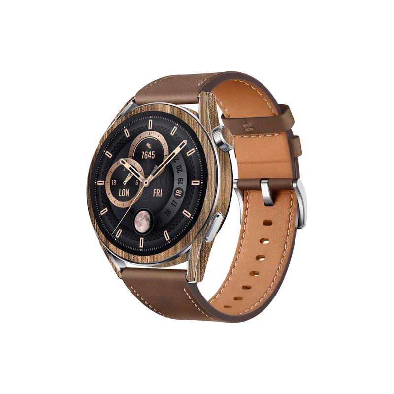 برچسب ماهوت طرح Light-Walnut-Wood مناسب برای ساعت هوشمند هوآوی Watch GT 3 46mm