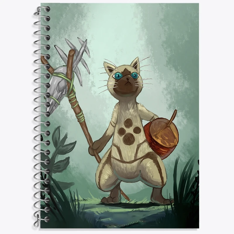 دفتر لغت 50 برگ خندالو طرح بازی شکارچی هیولا (Monster Hunter) کد 33259