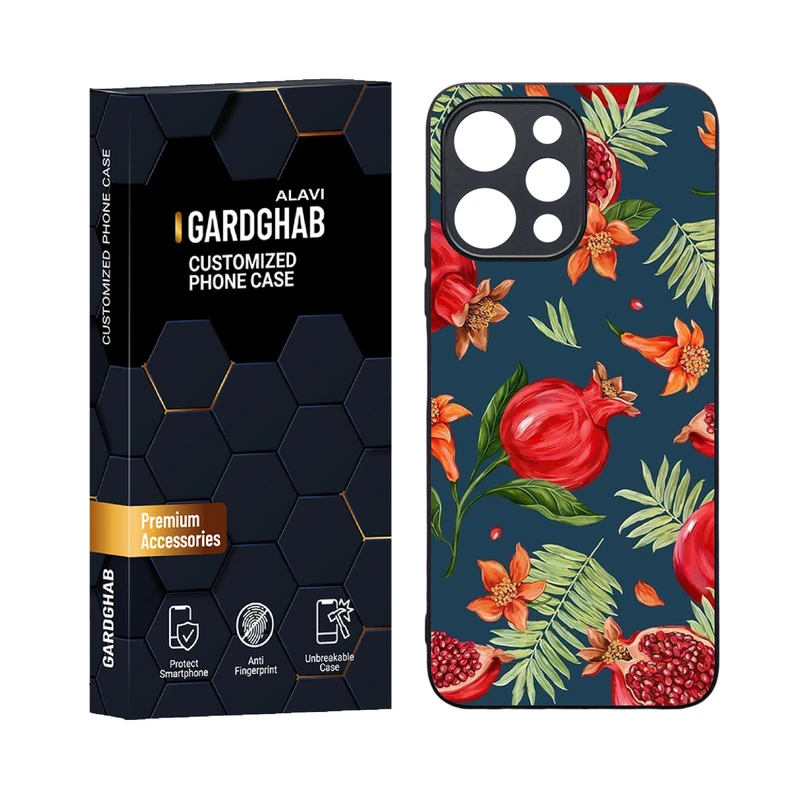 کاور گارد قاب علوی مدل دورژله ای هنری مناسب برای گوشی موبایل شیائومی Redmi 12 4G / 12 5G