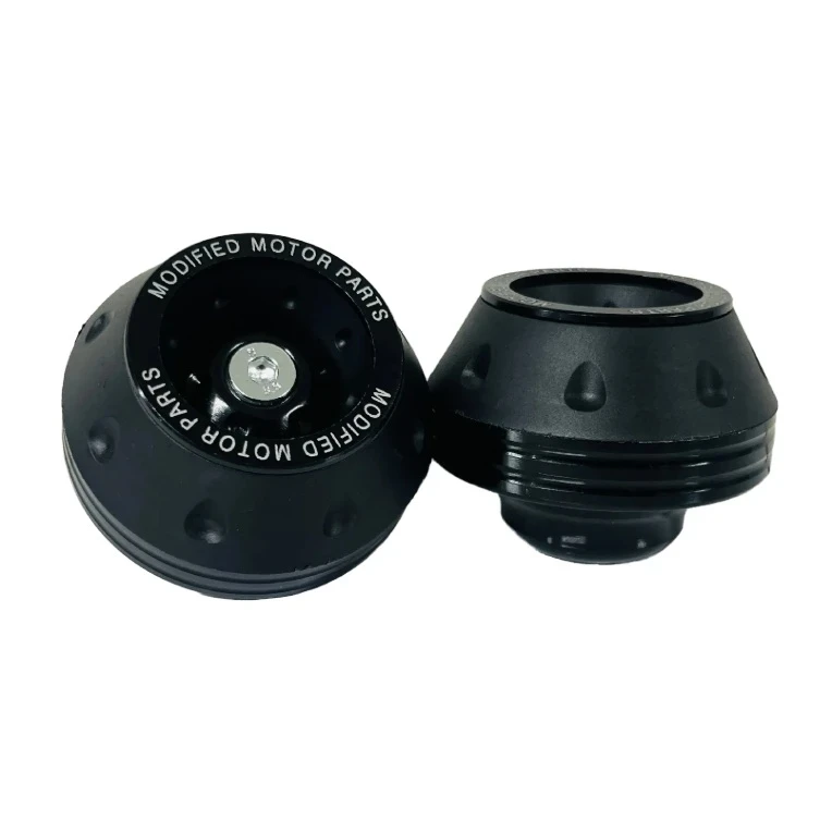 پروتکشن چرخ جلو موتور سیکلت وارون مدل گوشکوبی کد B-22-BLK بسته 2 عددی