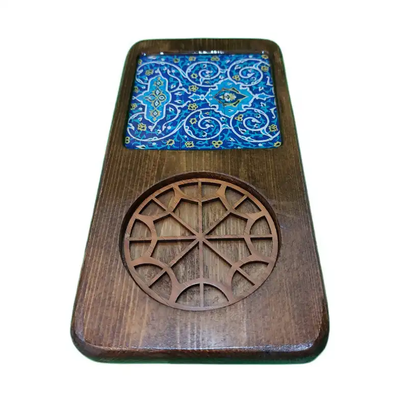 زیر لیوانی چوبی مدل 100