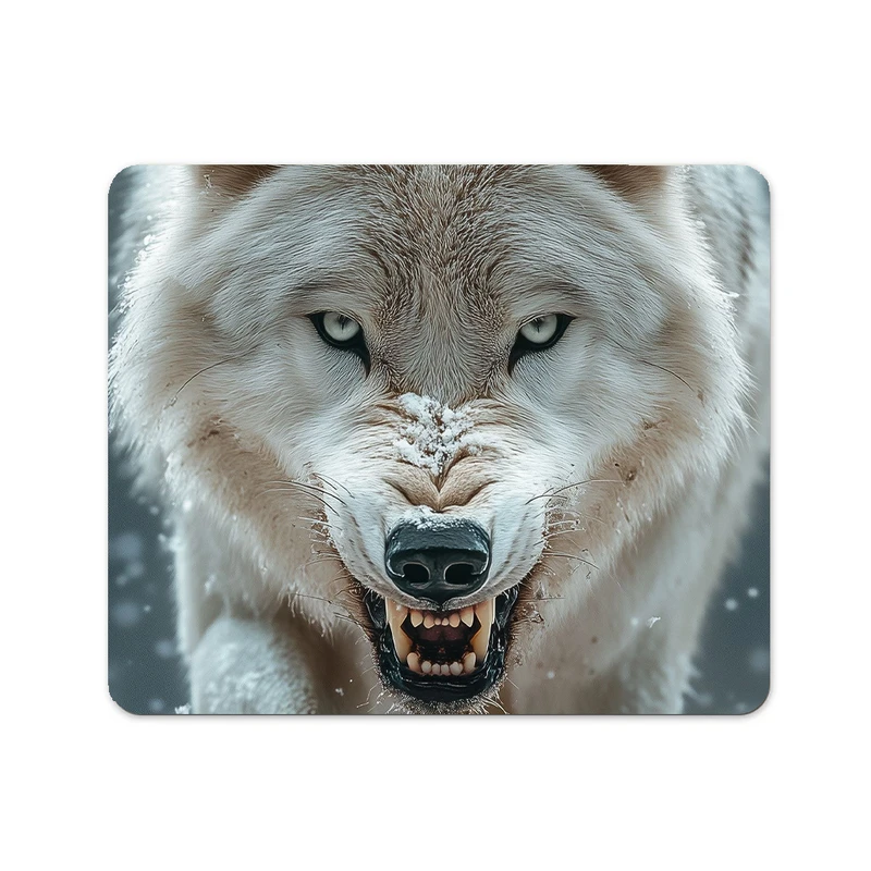 ماوس پد پاد آفرین طرح گرگ کد 539 سایز 19*24 سانتی متر