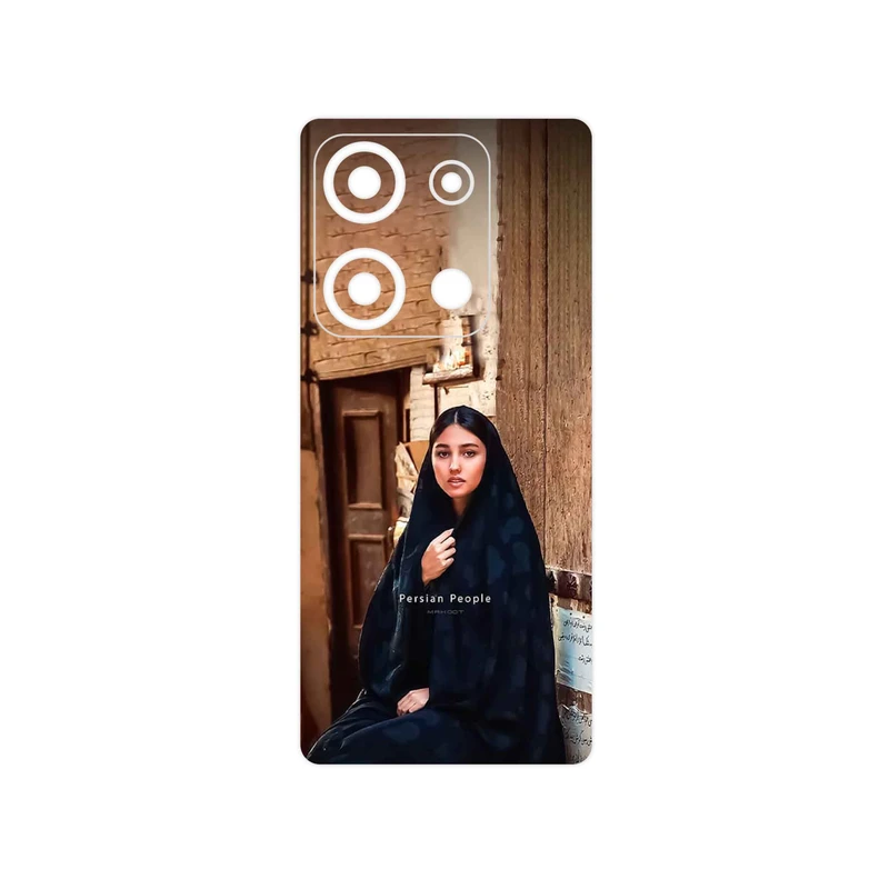 برچسب پوششی ماهوت مدل Portrait of an Iranian Woman مناسب برای گوشی موبایل شیائومی Redmi Note 14S