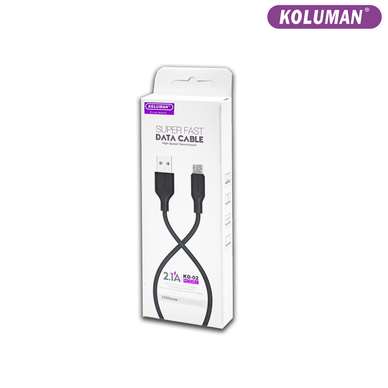 قیمت و خرید کابل تبدیل USB به MICRO USB کلومن مدل DK - 02 طول 1 متر