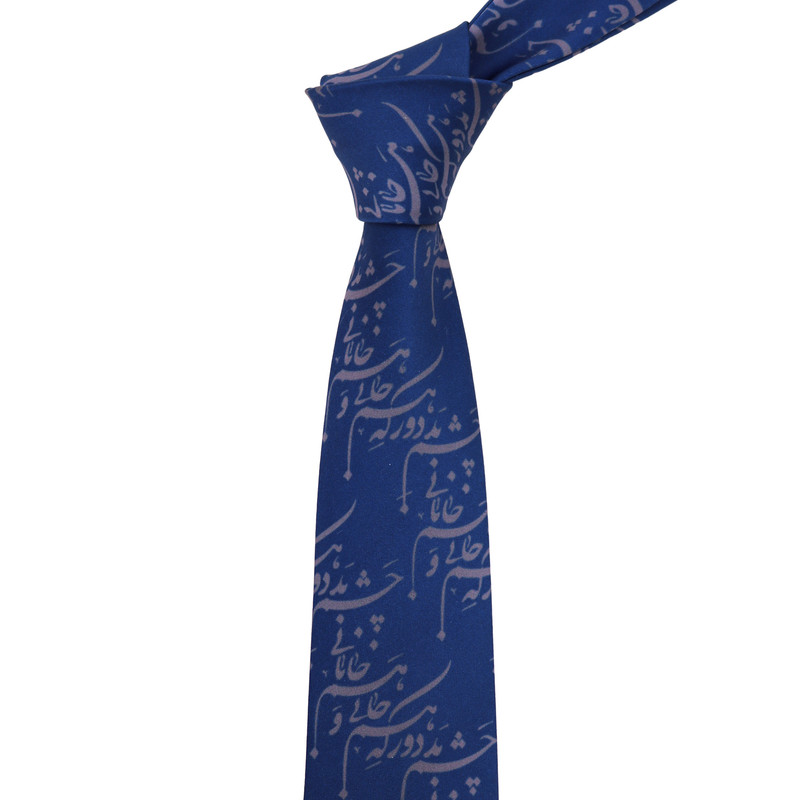 کراوات مردانه مدل نستعلیق کد 300