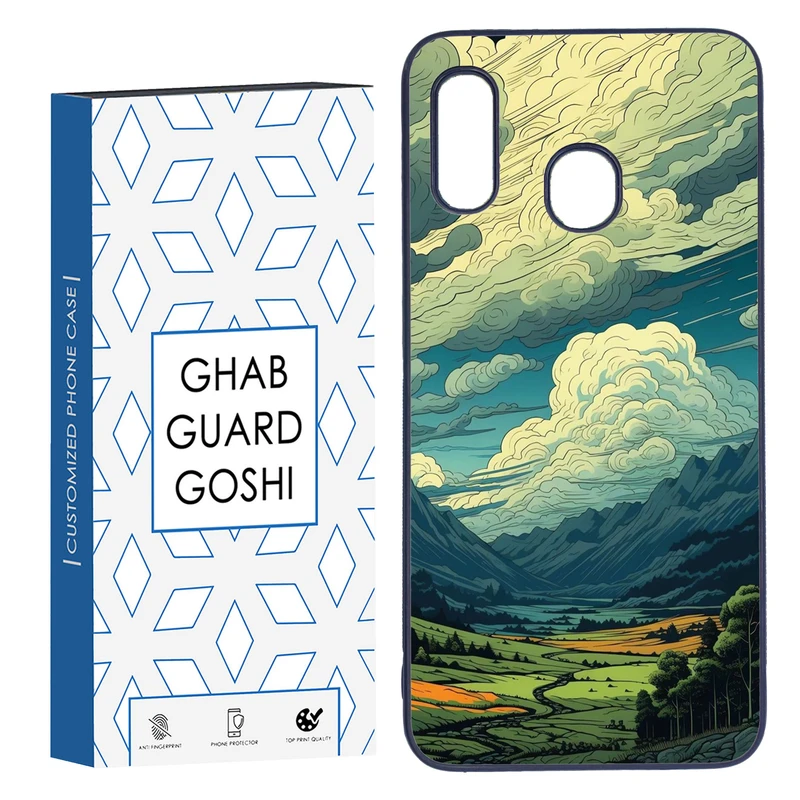 کاور قاب گارد گوشی طرح منظره کد TPU-172 مناسب برای گوشی موبایل سامسونگ Galaxy A30 / A20