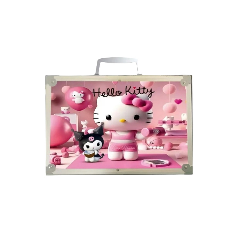 بسته رنگ‌آمیزی طرح هلو کیتی مجموعه 145 عددی