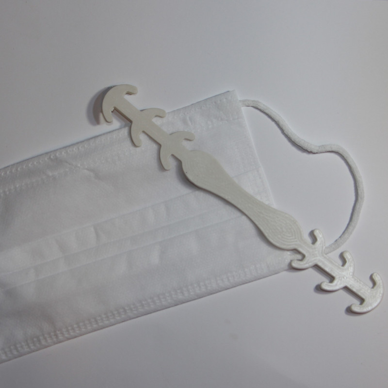 گیره نگهدارنده بند ماسک صورت مدل t104 بسته 10 عددی