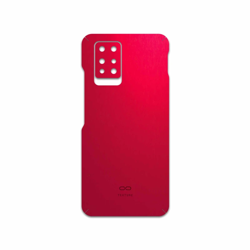 برچسب پوششی ماهوت مدل Matte-Warm-Red مناسب برای گوشی موبایل اینفینیکس Note 10 Pro