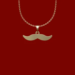 گردنبند طلا 18 عیار زنانه مدوپد مدل سبیل کد Q2-1-1015