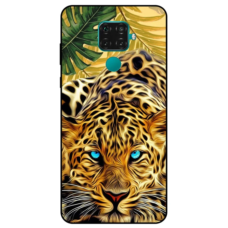 کاور مگافون طرح پلنگ مدل 7455 مناسب برای گوشی موبایل هوآوی Mate 30 Lite