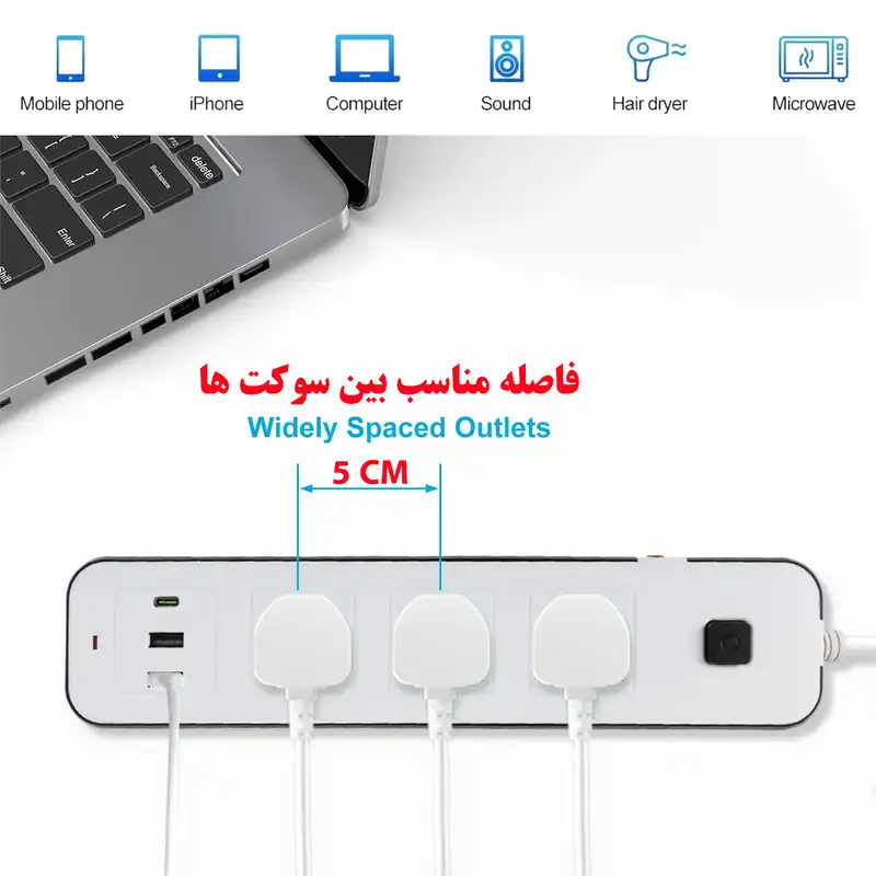 چندراهی برق مدل 636