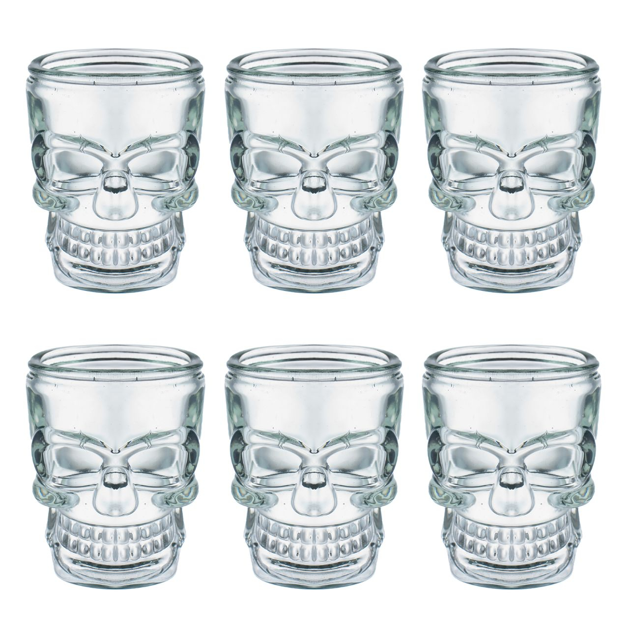 لیوان مدل اسکلت شیشه ای بسته 6 عددی