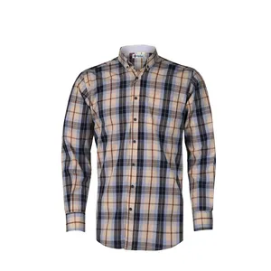 پیراهن آستین بلند مردانه مدل بروکات 01010022