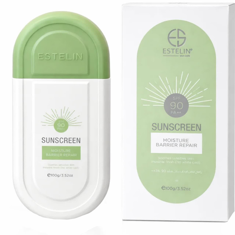 کرم ضد افتاب بی رنگ صورت استیلن SPF 90 مدل MOISTUER محافظ در برابر UVA و UVB مناسب برای انواع پوست؛ مختلط؛ حساس حجم 100 میلی لیتر