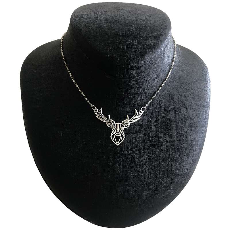 گردنبند نقره زنانه مدل گوزن کد G-74