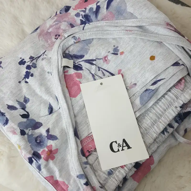 ست تاپ و شلوارک زنانه سی اند ای مدل flower