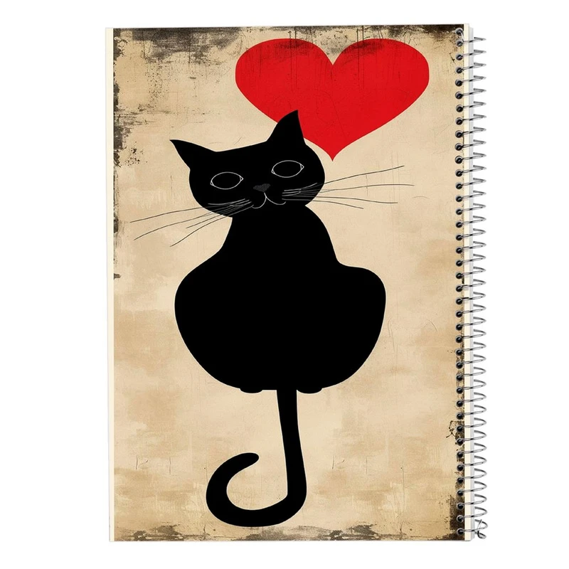 دفتر ژورنال نویسی 50 برگ مدوپد مدل نقطه ای طرح موجودات فانتزی کد DF17104