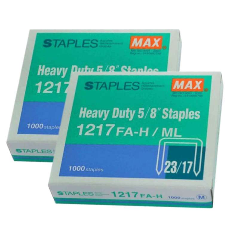 سوزن منگنه مکس کد 23.17.2000 سایز 23/17 بسته 2000 عددی سوزن منگنه مکس کد 23.17.2000 سایز 23/17 بسته 2000 عددی